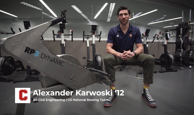 Cornell Athletics client project, US National Team rower Alexander Karwoski