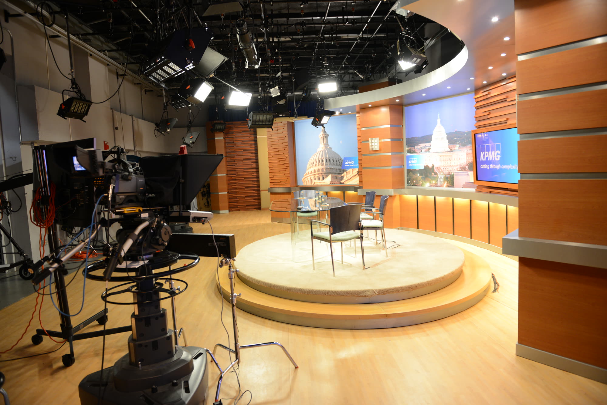 KPMG Tax Governance Institute webcast studio set